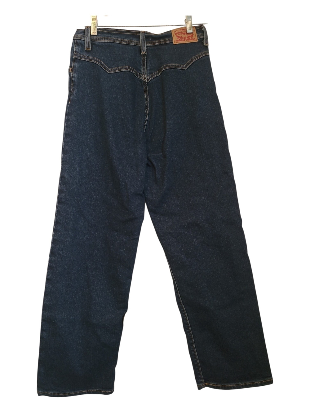 Levi's Ribcage Straight Ankle High-Rise Dark Indigo Straight Leg Jeans 26 - Picture 6 of 11